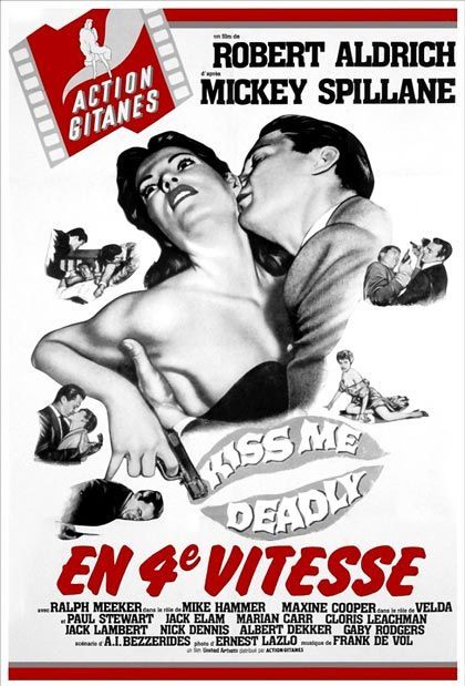 1000 piece jigsaw puzzle for the movie poster: Kiss Me Deadly (1955) ver2