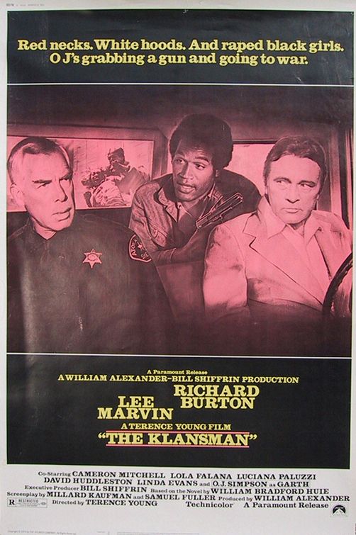 the movie poster: The Klansman (1974) ver2
