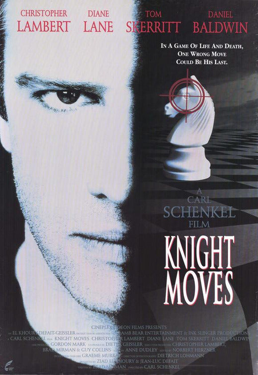 1000 piece jigsaw puzzle for the movie poster: Knight Moves (1992)