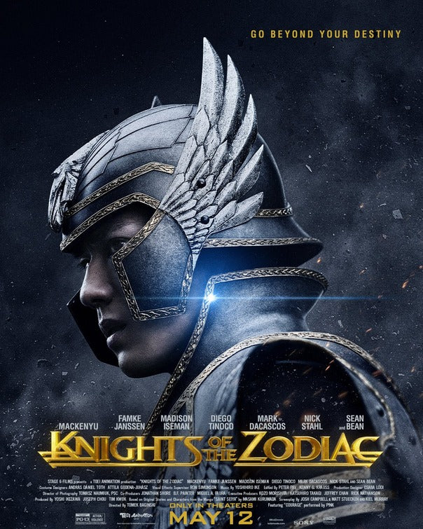 1000 piece jigsaw puzzle for the movie poster: Knights of the Zodiac (2023)