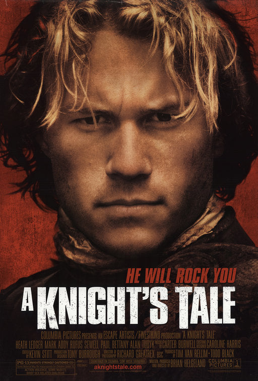 the movie poster: A Knight's Tale (2001)