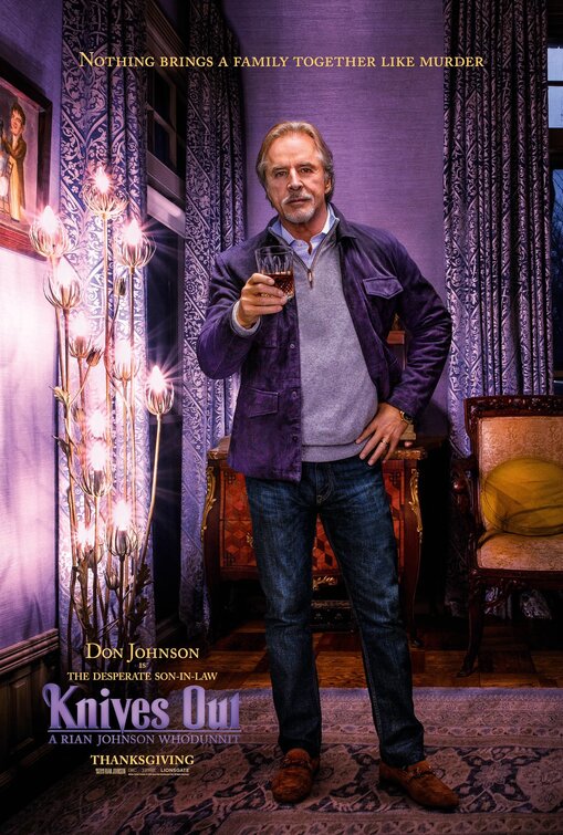1000 piece jigsaw puzzle for the movie poster: Knives Out (2019) ver12
