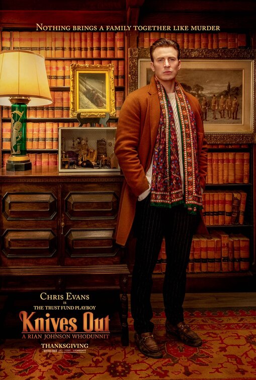 1000 piece jigsaw puzzle for the movie poster: Knives Out (2019) ver3