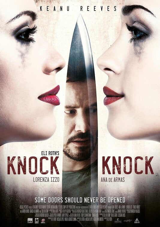1000 piece jigsaw puzzle for the movie poster: Knock Knock (2015) ver7