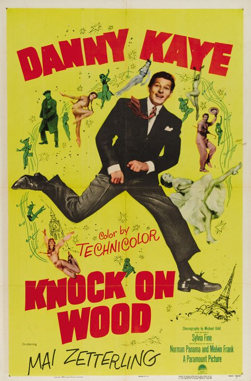 the movie poster: Knock on Wood (1954)