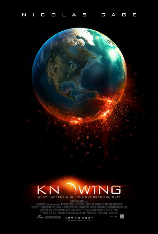 the movie poster: Knowing (2009)