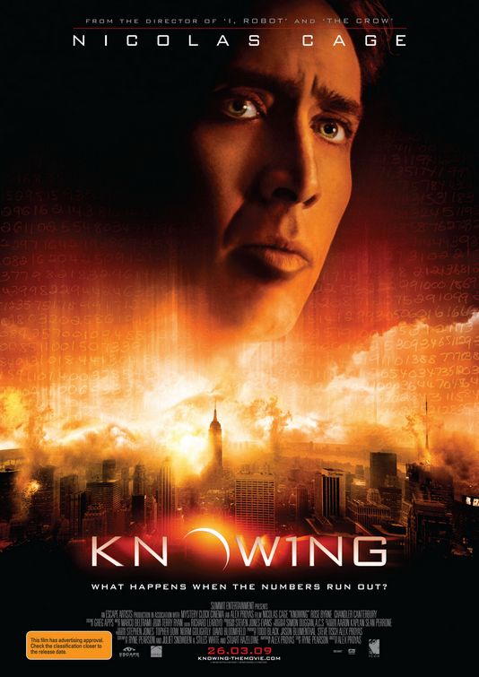 the movie poster: Knowing (2009) ver3