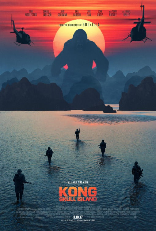 1000 piece jigsaw puzzle for the movie poster: Kong: Skull Island (2017) ver2
