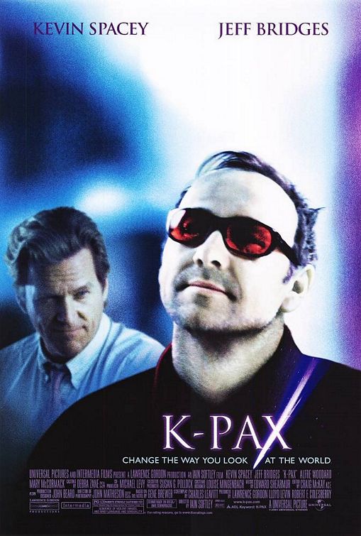 the movie poster: K-Pax (2001)