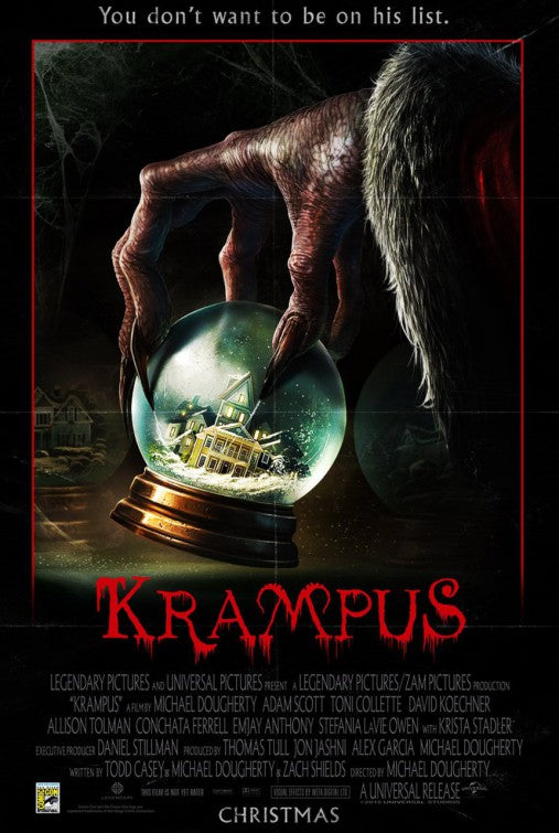 1000 piece jigsaw puzzle for the movie poster: Krampus (2015)