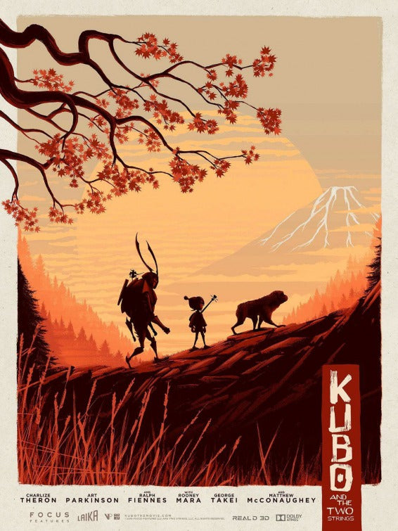 1000 piece jigsaw puzzle for the movie poster: Kubo and the Two Strings (2016) ver15