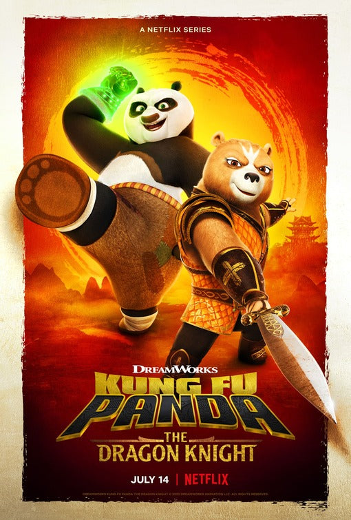 1000 piece jigsaw puzzle for tv poster: Kung Fu Panda: The Dragon Knight