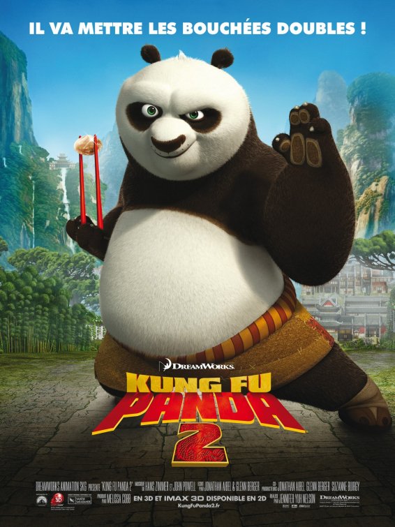 1000 piece jigsaw puzzle for the movie poster: Kung Fu Panda 2 (2011) ver5