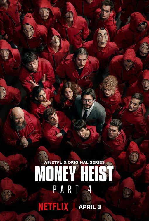 1000 piece jigsaw puzzle for tv poster: Money Heist, ver22