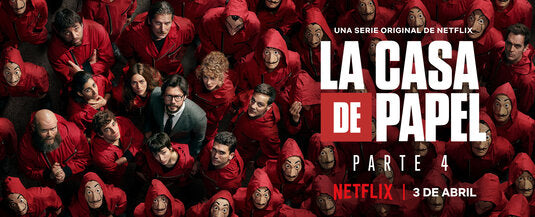 1000 piece jigsaw puzzle for tv poster: Money Heist, ver4