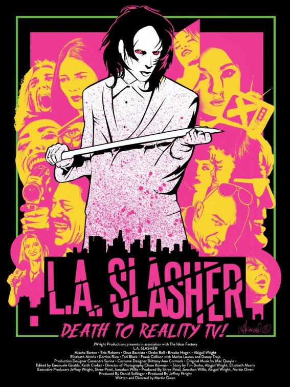 1000 piece jigsaw puzzle for the movie poster: L.A. Slasher (2015)
