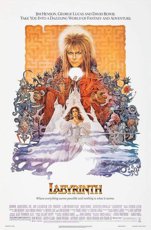 the movie poster: Labyrinth (1986) ver2