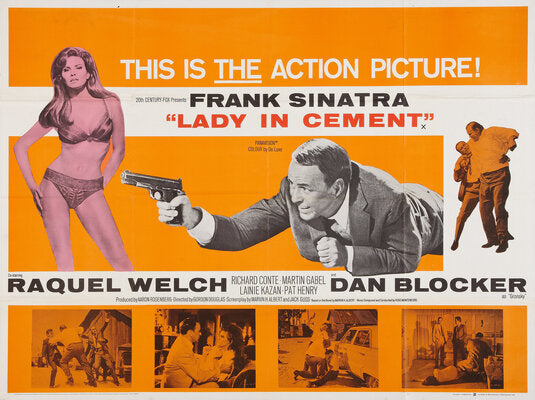 1000 piece jigsaw puzzle for the movie poster: Lady in Cement (1968) ver4