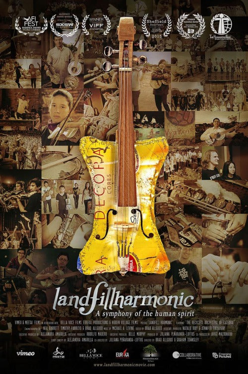 1000 piece jigsaw puzzle for the movie poster: Landfill Harmonic (2016)