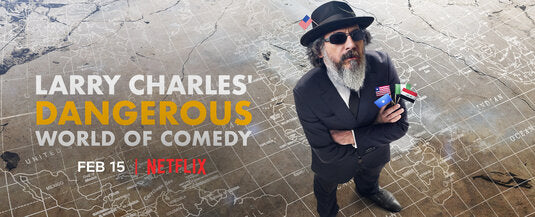 1000 piece jigsaw puzzle for tv poster: Larry Charles' Dangerous World of Comedy