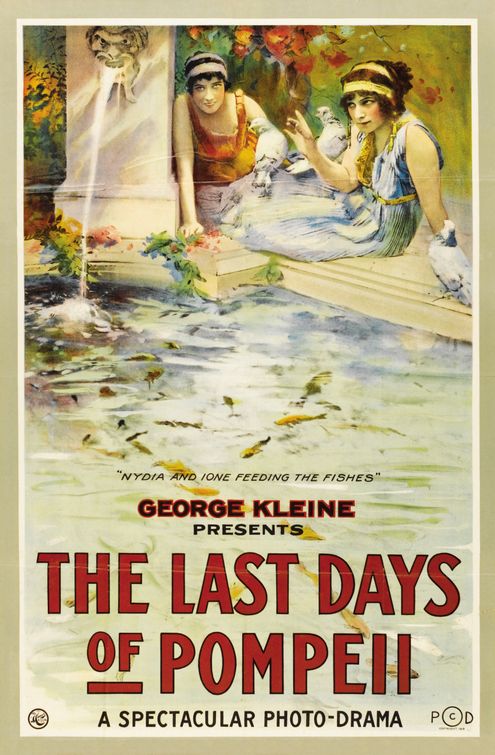 the movie poster: The Last Days of Pompeii (1913)