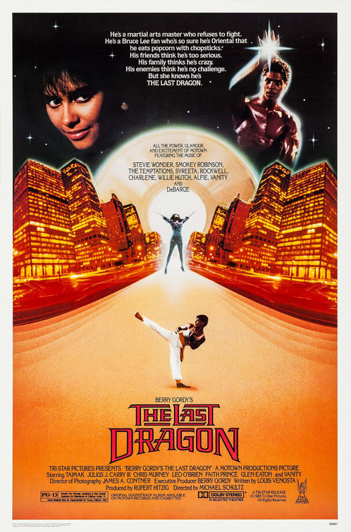 the movie poster: The Last Dragon (1985)