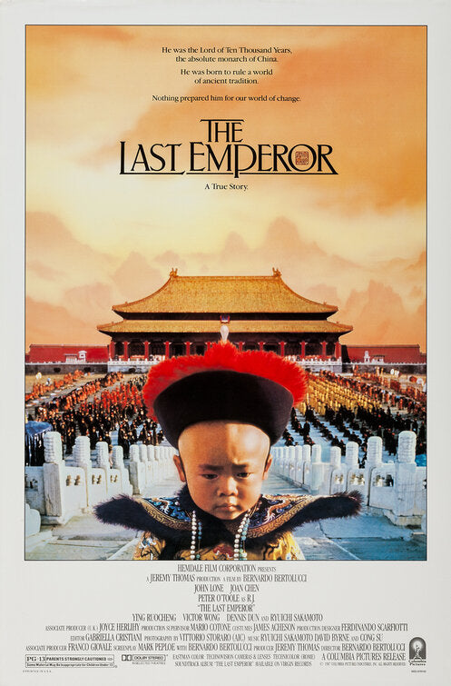 the movie poster: The Last Emperor (1987)
