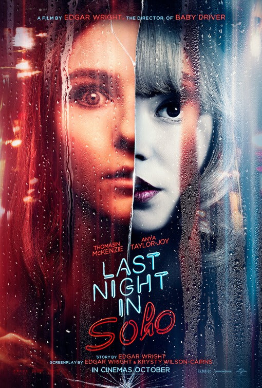 1000 piece jigsaw puzzle for the movie poster: Last Night in Soho (2021)