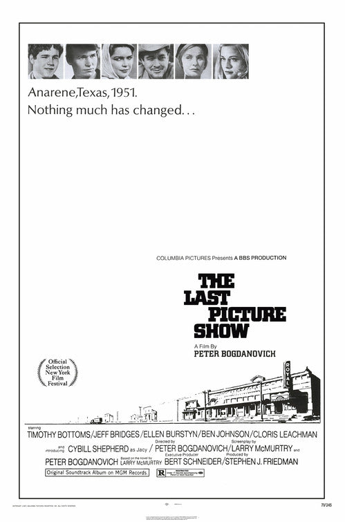 the movie poster: The Last Picture Show (1971) ver3