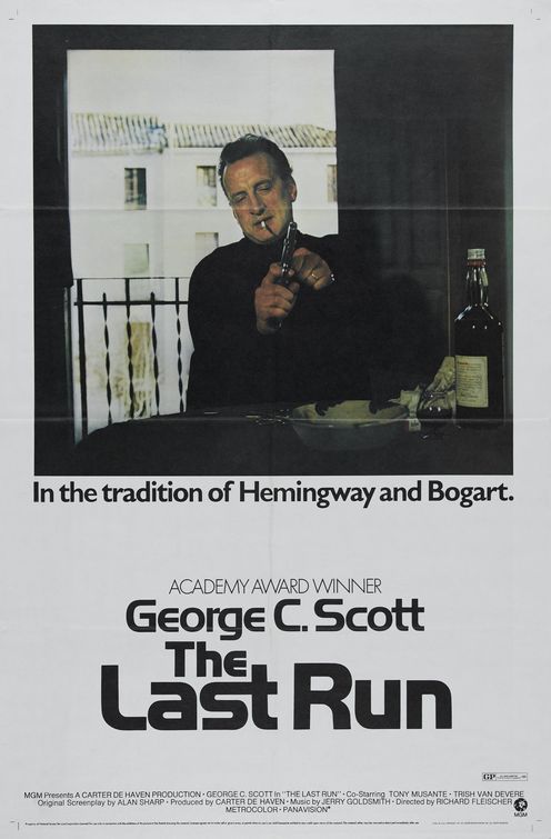 the movie poster: The Last Run (1971)