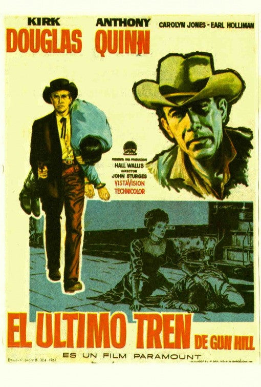 1000 piece jigsaw puzzle for the movie poster: Last Train from Gun Hill (1959) ver2