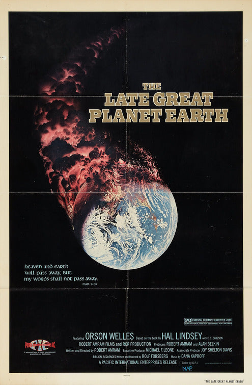 1000 piece jigsaw puzzle for the movie poster: The Late Great Planet Earth (1979)