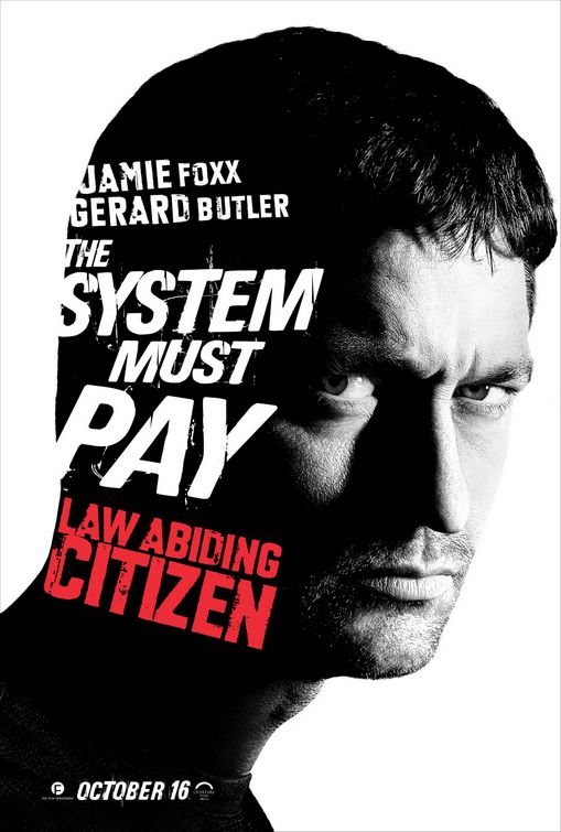 1000 piece jigsaw puzzle for the movie poster: Law Abiding Citizen (2009)