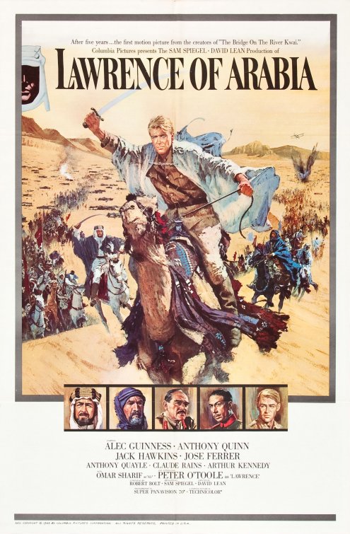1000 piece jigsaw puzzle for the movie poster: Lawrence of Arabia (1962) ver3