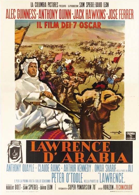 the movie poster: Lawrence of Arabia (1962) ver5
