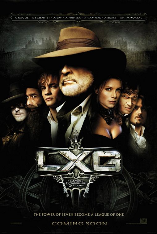 the movie poster: The League of Extraordinary Gentlemen (2003)