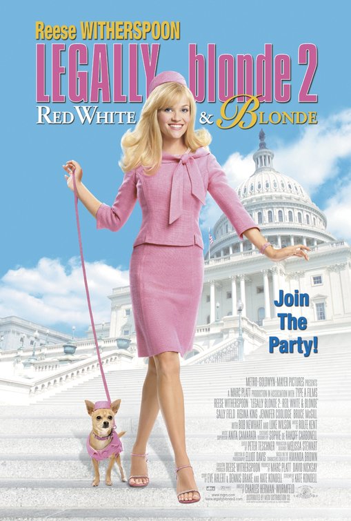 the movie poster: Legally Blonde 2: Red, White & Blonde (2003)