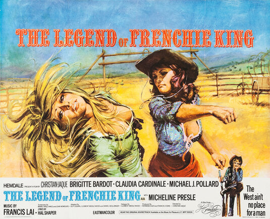 1000 piece jigsaw puzzle for the movie poster: The Legend of Frenchie King (1973) ver2