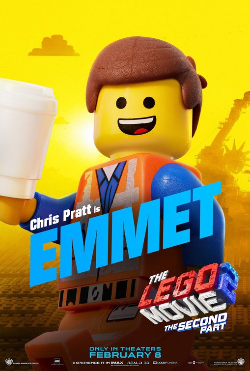 1000 piece jigsaw puzzle for the movie poster: The Lego Movie 2: The Second Part (2019) ver2