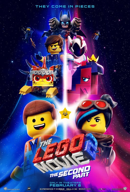 1000 piece jigsaw puzzle for the movie poster: The Lego Movie 2: The Second Part (2019) ver8