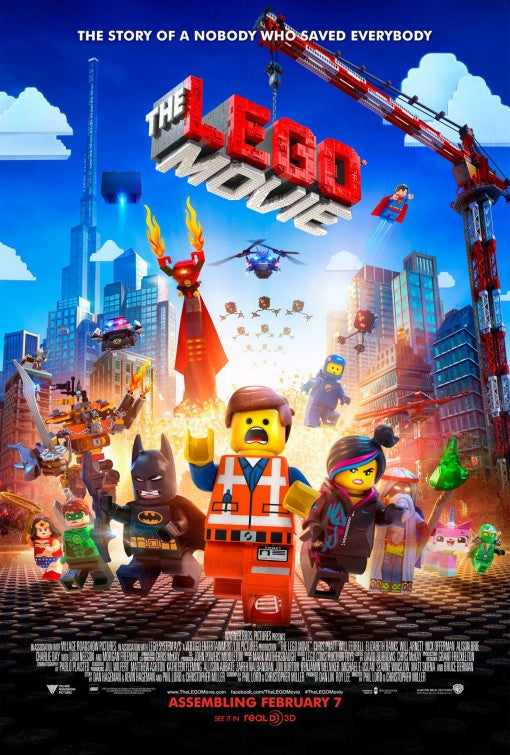 1000 piece jigsaw puzzle for the movie poster: The Lego Movie (2014) ver9