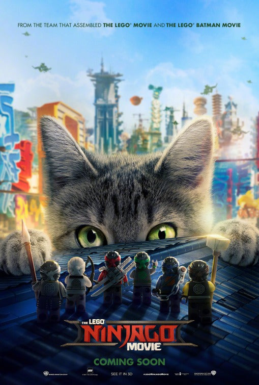 1000 piece jigsaw puzzle for the movie poster: The Lego Ninjago Movie (2017) ver34