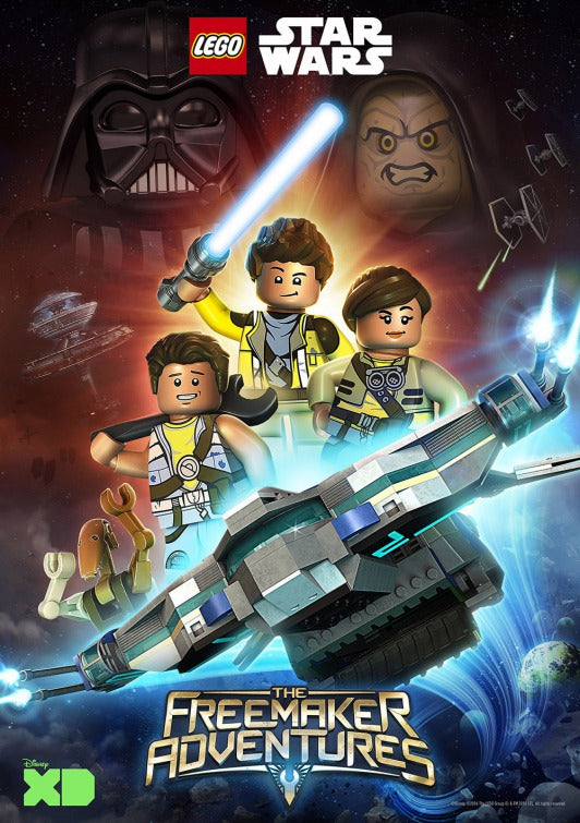 1000 piece jigsaw puzzle for tv poster: Lego Star Wars: The Freemaker Adventures