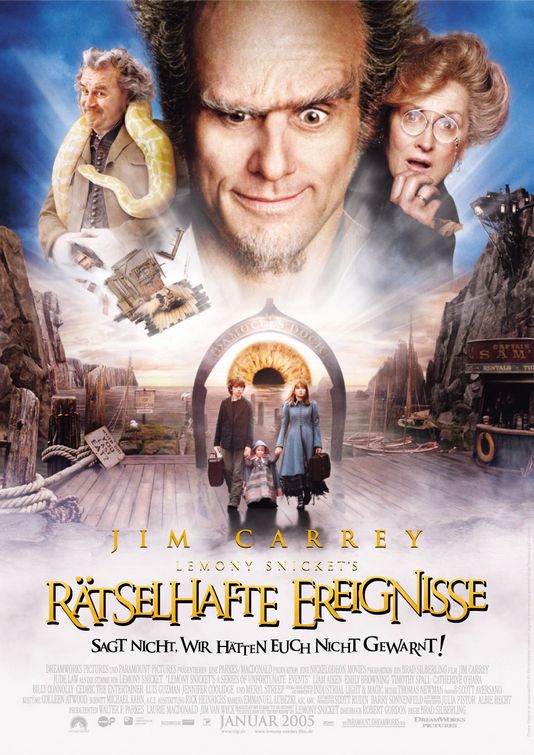 the movie poster: Lemony Snicket's A Series of Unfortunate Events (2004) ver4