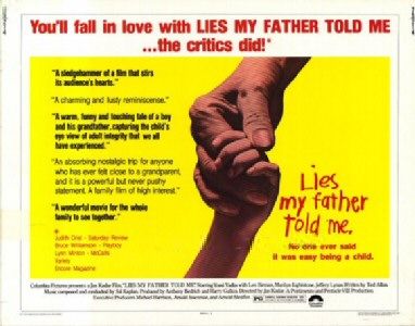 the movie poster: Lies My Father Told Me (1975) ver1