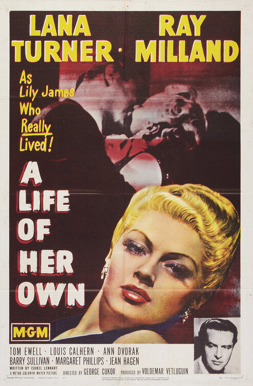 1000 piece jigsaw puzzle for the movie poster: A Life of Her Own (1950)
