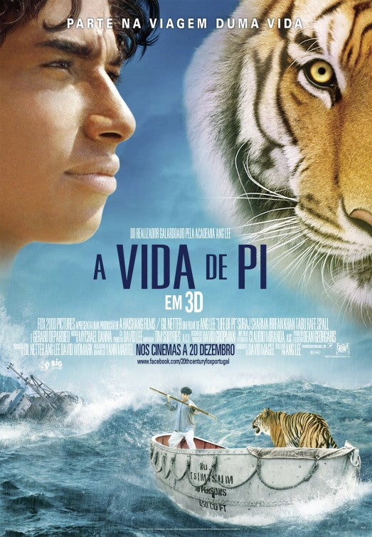 1000 piece jigsaw puzzle for the movie poster: Life of Pi (2012) ver11