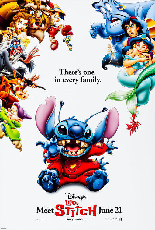 the movie poster: Lilo & Stitch (2002) ver2