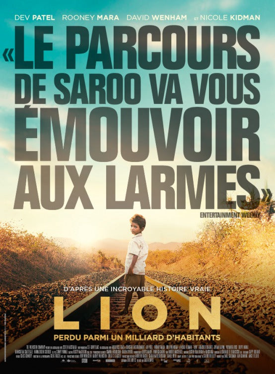 1000 piece jigsaw puzzle for the movie poster: Lion (2016) ver7