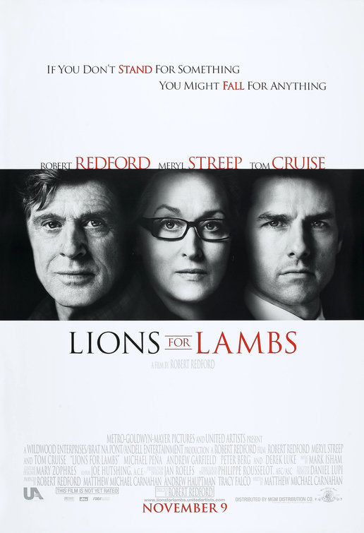 the movie poster: Lions for Lambs (2007)
